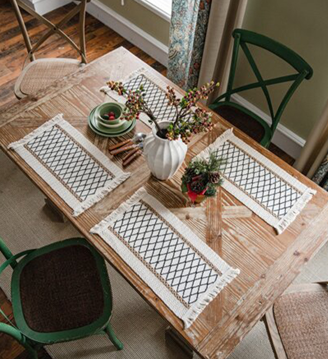 Cotton Jute Place Mats-03